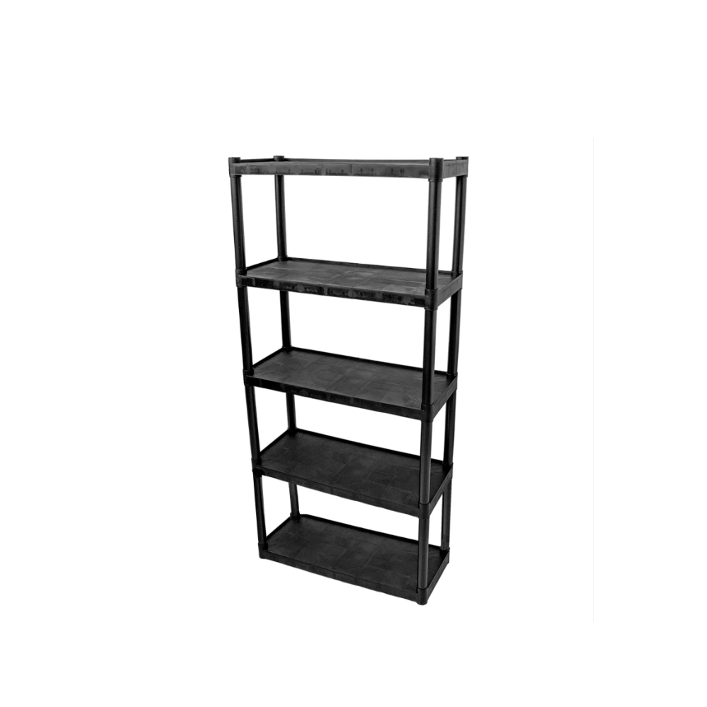 Estante Modular 5 Prateleiras Larga Preta