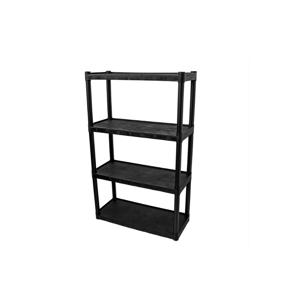 Estante Modular 4 Prateleiras Larga Preta