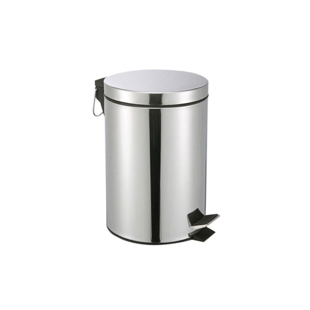 Lixeira Inox Com Pedal 12 Litros