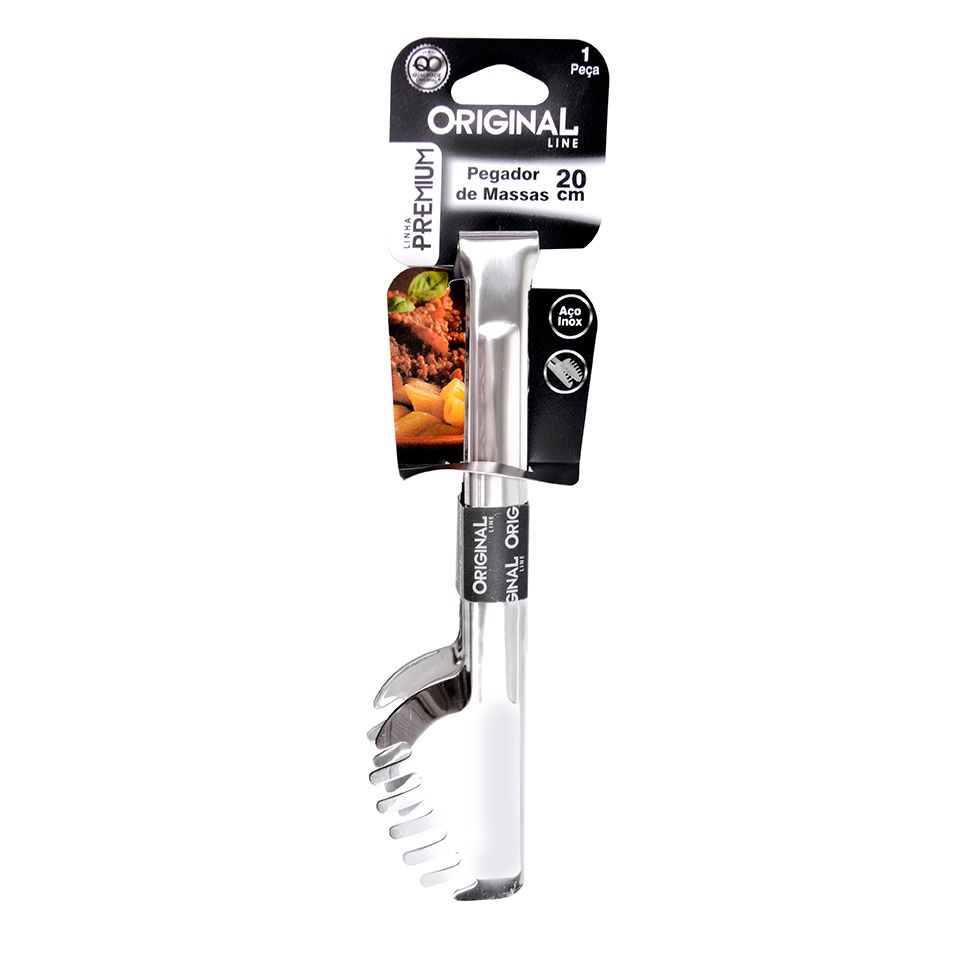 Pegador de Massas Inox 20 Cm