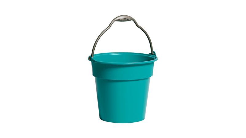 Balde Plástico C/ Alça Oba 8 Litros Verde