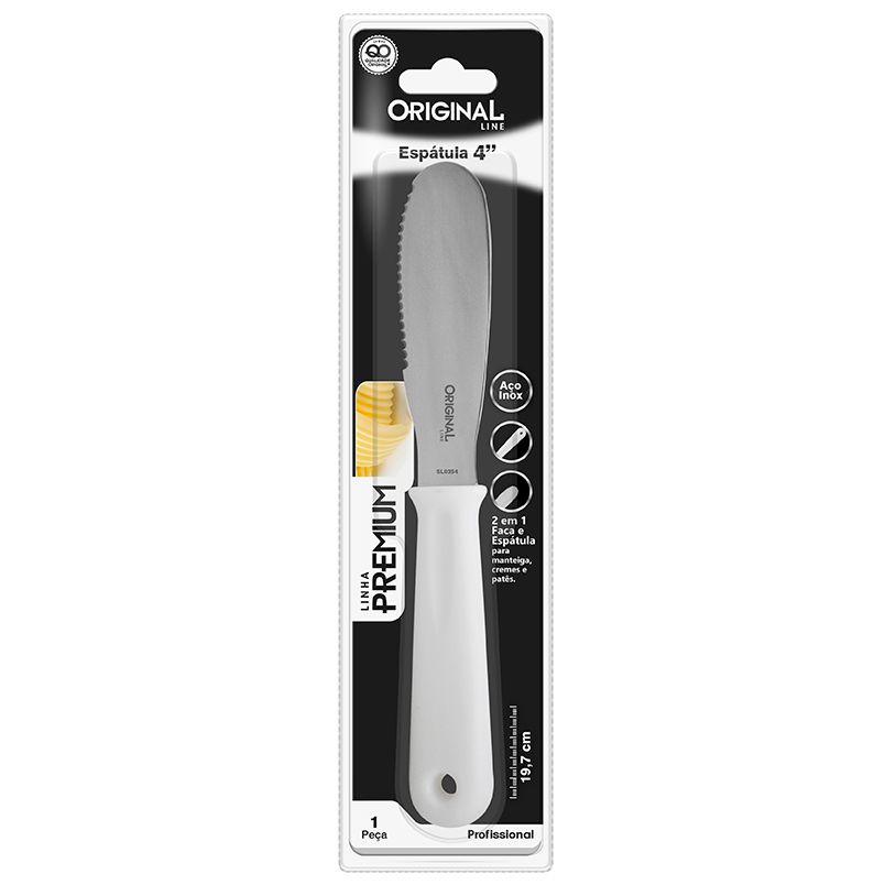 Espátula 4,0 Inox 19,7 Cm